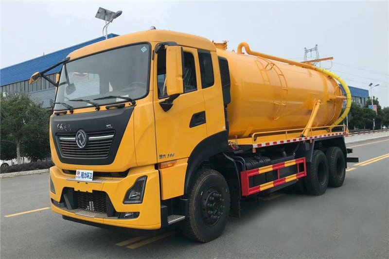 Dongfeng Tianlong 18m3 sewage suction truck