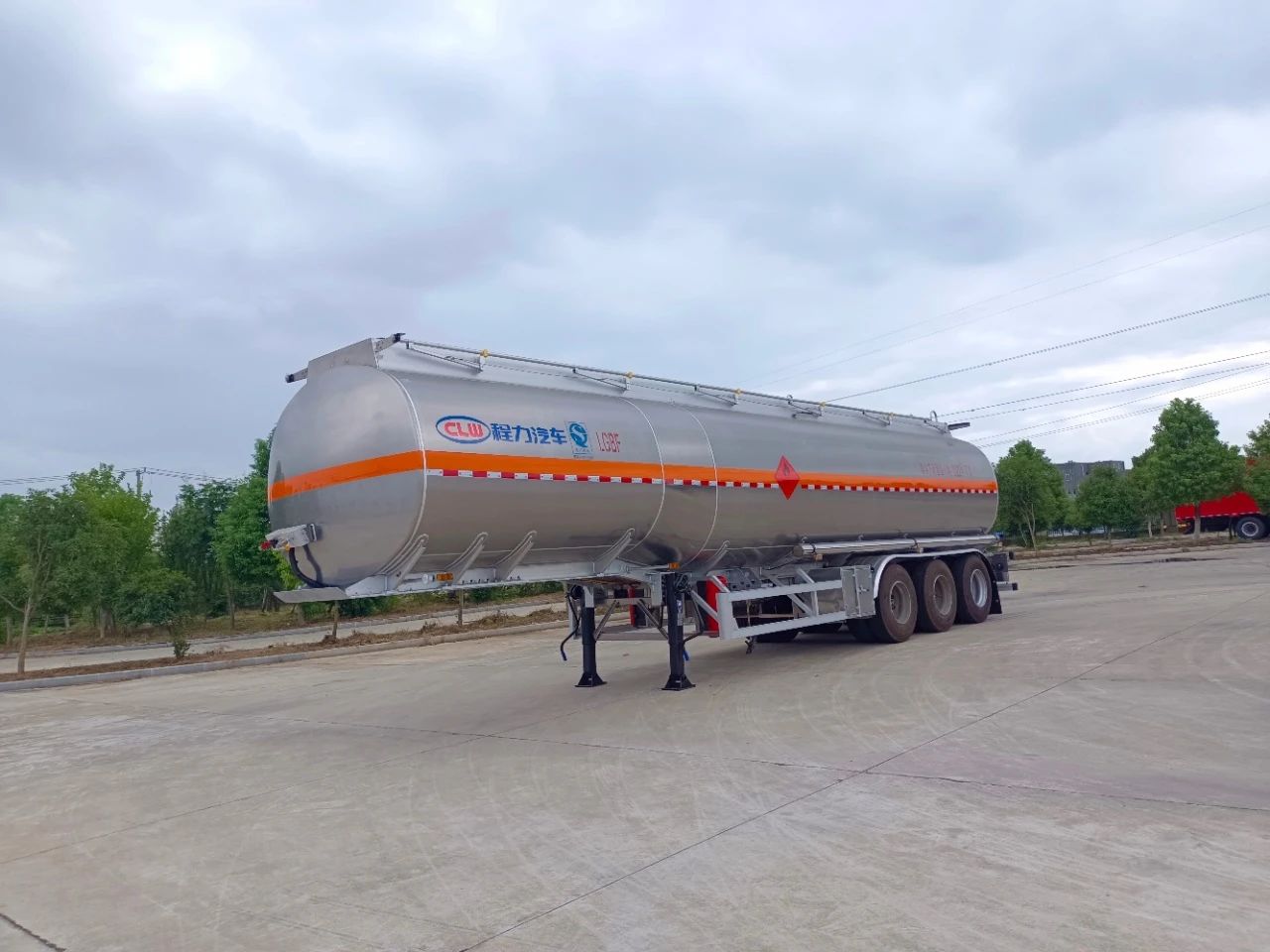 48m3 aluminum alloy oil tank semi-trailer