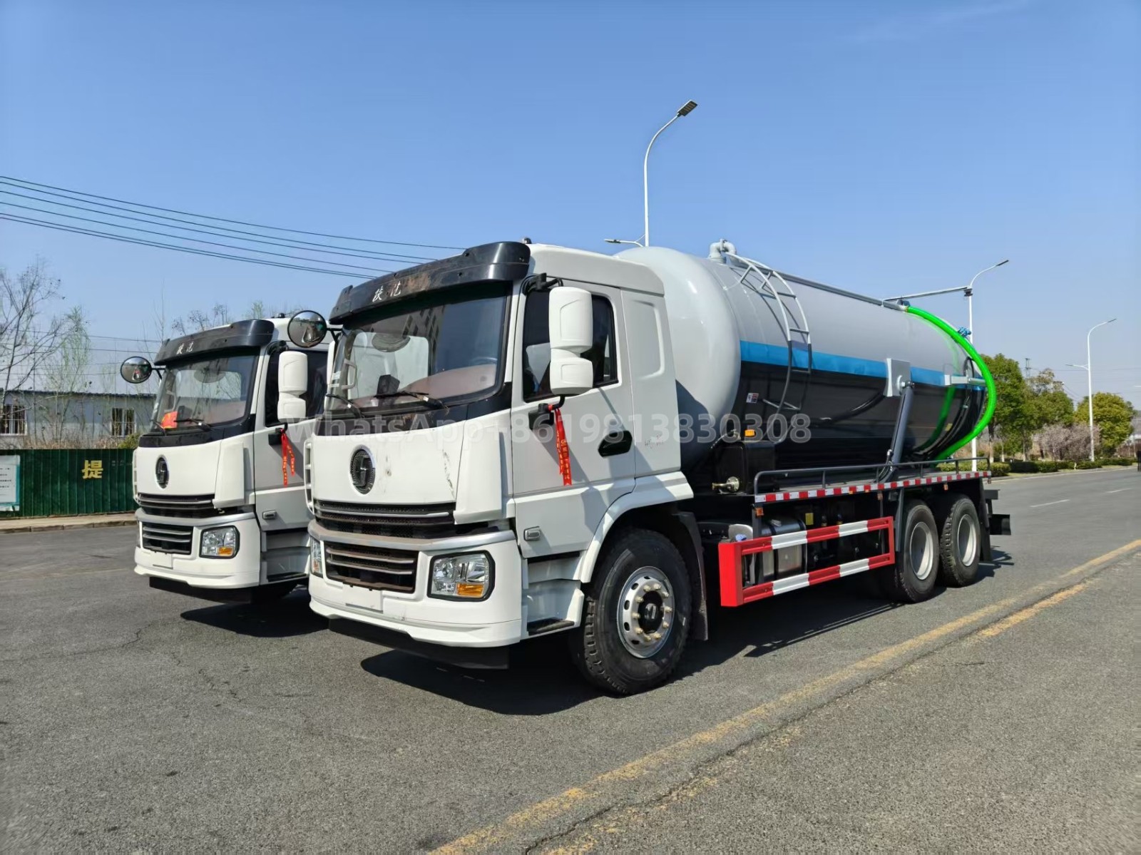 SHACMAN 20m³ vacuum truck, sewage suction truck